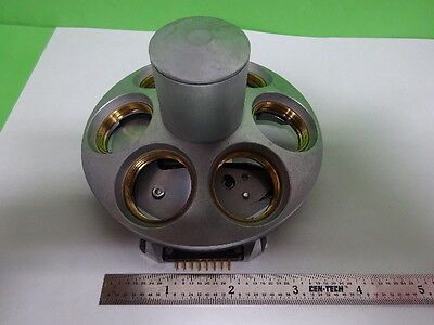 MICROSCOPE PART LEICA REICHERT AUSTRIA POLYVAR MET NOSEPIECE AS IS B#AI-05