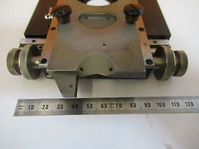 ANTIQUE SPENCER BUFFALO XY STAGE TABLE MICROSCOPE PART AS PICTURED &P9-A-02