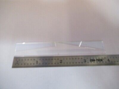 OPTICAL LONG BAR SHEET BK7 GLASS LASER OPTICS AS PICTURED &H6-A-18