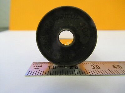 ANTIQUE ERNST LEITZ WETZLAR EYEPIECE10X MICROSCOPE PART AS PICTURED P9-A-76