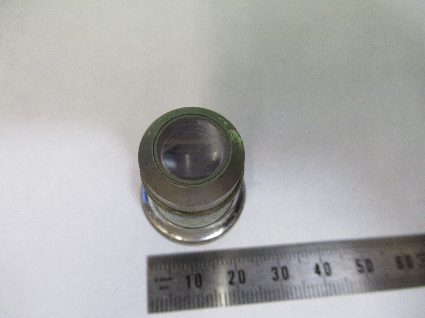 MICROSCOPE POL OBJECTIVE LEITZ 1X LENS GERMANY OPTICS AS PICTURED #S2-C-87