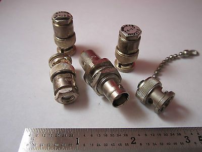 LOT 5 EA BNC RF TERMINATIONS ELCOM + HP BNC-MICRO CONNECTOR iii BIN#1