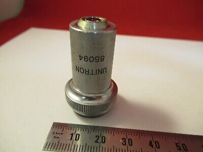 UNITRON M20 20X LENS OBJECTIVE MICROSCOPE PART OPTICS AS PICTURED &T6-A-12