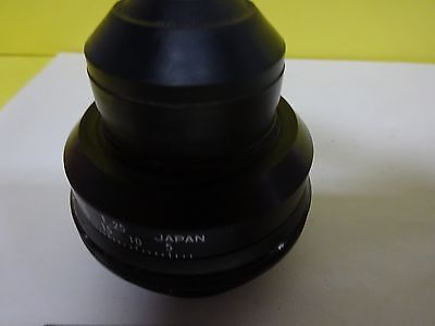 MICROSCOPE PART SUBSTAGE CONDENSER ABBE + IRIS NIKON JAPAN AS IS BIN#X7-20