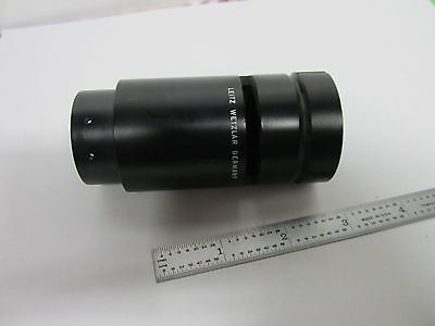 MICROSCOPE PART TUBUS + LENS LEITZ WETZLAR GERMANY BIN#47-07