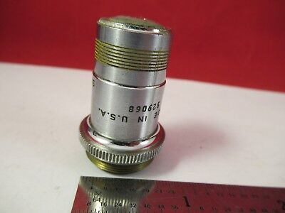 AO SPENCER AMERICAN OBJECTIVE 43X MICROSCOPE PART OPTICS AS PICTURED &75-B-21