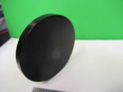 OPTICAL ALUMINUM THICK DISC OPAQUE PLATES LASER OPTICS AS PICTURED &79-A-10