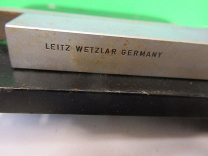 ERNST LEITZ WETZLAR STAGE TABLE XY MICROSCOPE PART AS PICTURED #W5-B-54