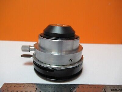 GENERIC JAPAN CONDENSER IRIS OPTICS MICROSCOPE PART AS PICTURED &5K-A-22