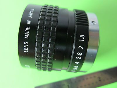 OPTICAL COSMICAR 25 MM LENS TV JAPAN nick on edge OPTICS BIN#B5-43