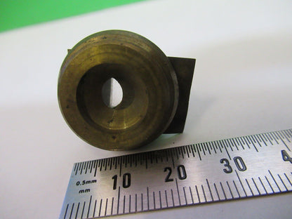 ANTIQUE BRASS MOUNTED PRISM UNKNOWN COLLIMATOR SCOPE PART AS PICTURED Z6-A-13