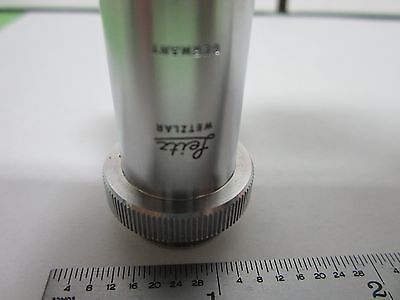 MICROSCOPE PART OBJECTIVE LEITZ WETZLAR 10X GERMANY OPTICS BIN#Q5-12