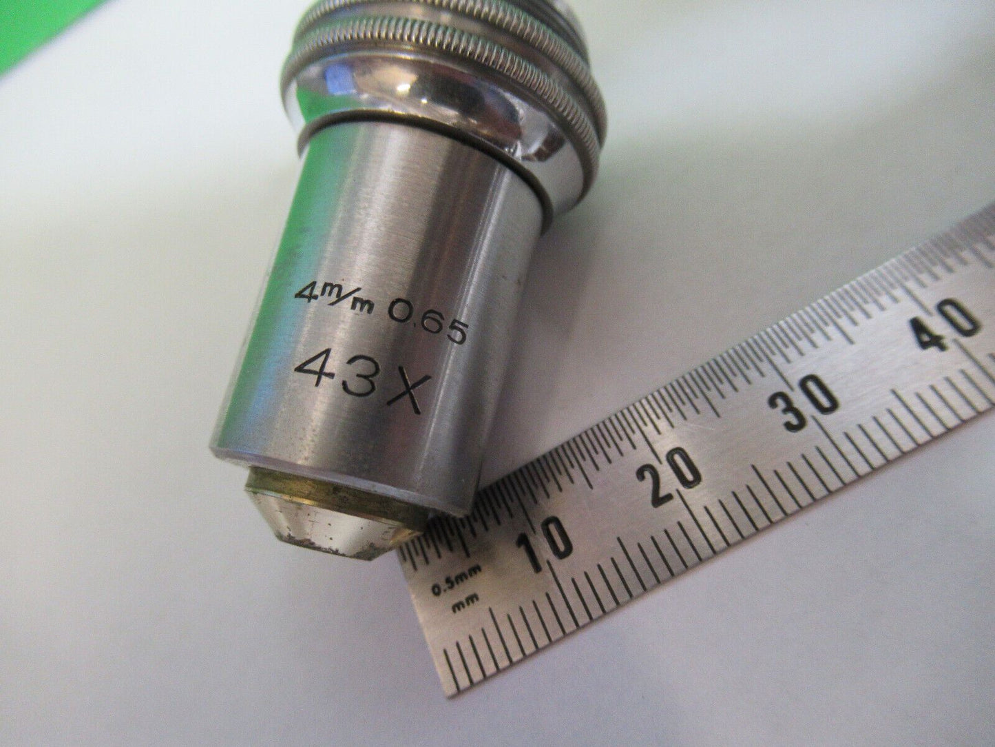 BAUSCH LOMB 43X OBJECTIVE OPTICS LENS MICROSCOPE PART as pictured Q5-B-09