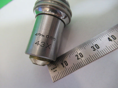 BAUSCH LOMB 43X OBJECTIVE OPTICS LENS MICROSCOPE PART as pictured Q5-B-09