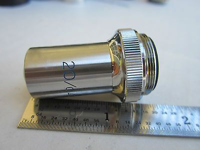 OPTICAL MICROSCOPE PART OBJECTIVE TASCO 20X OPTICS AS IS DWR#02