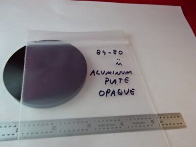 OPTICAL OPAQUE ALUMINUM BLANK LASER HP2500 OPTICS AS IS #89-80