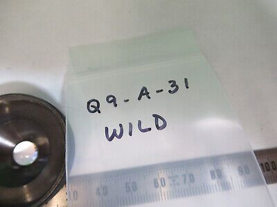 WILD HEERBRUGG SWISS TOP LENS CONDENSER MICROSCOPE PART AS PICTURED &Q9-A-31