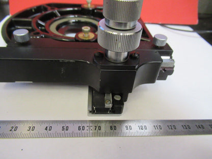 CARL ZEISS GERMANY XY STAGE TABLE MICROSCOPE PART AS PICTURED R3-C-55