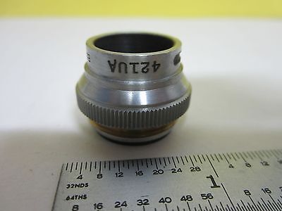 MICROSCOPE PART OBJECTIVE BAUSCH LOMB 421UA OPTICS AS IS BIN#U2-15