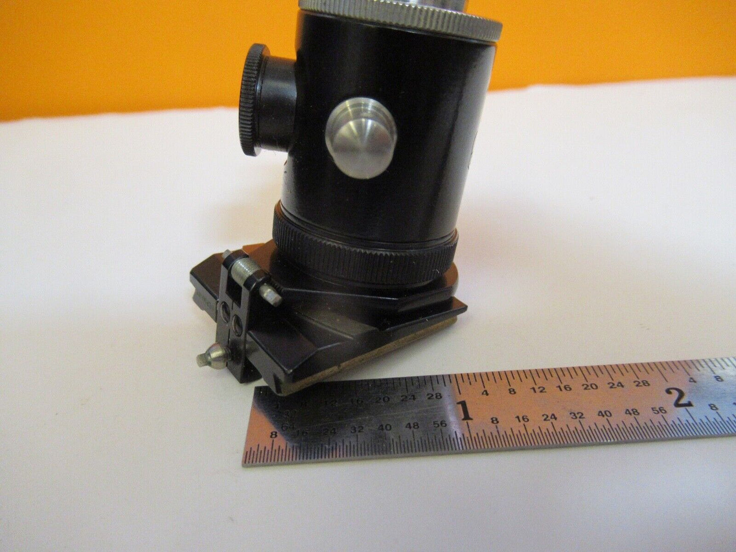 ANTIQUE RARE ZEISS OBJECTIVE 22 POL OPTICS MICROSCOPE PART AS PICTURED &A7-A-86