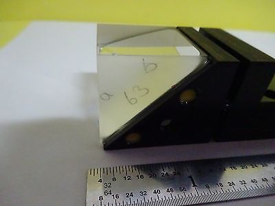 MICROSCOPE PART LEITZ GERMANY PRISM [small chip] MOUNTED OPTICS AS IS BIN#W6-18