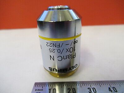 OLYMPUS OBJECTIVE INFINITY LENS 10X OPTICS MICROSCOPE PART AS PICTURED &F5-FT-79