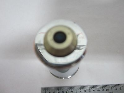 MICROSCOPE PART INDUSTRIAL BAUSCH LOMB 40X OBJECTIVE OPTICS AS IS BIN#J8-07