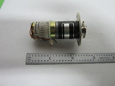 MICROSCOPE PART NIKON CAMERA MOTOR CANON SEIKI JAPAN CN2-02301-T520 BIN#P1-17