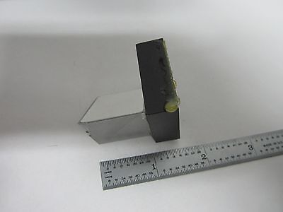 OPTICAL MICROSCOPE PART DMR LEICA MOUNTED MIRROR OPTICS AS IS BIN#D2-P-17