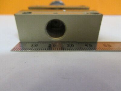 VICKERS UK ENGLAND CONDENSER STAGE DOVETAIL MICROSCOPE PART AS PICTURED P3-A-37