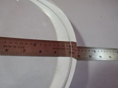 OPTICAL ZYGO FLAT FUSED SILICA 4" DIAMETER OPTICS AS IS #91-46