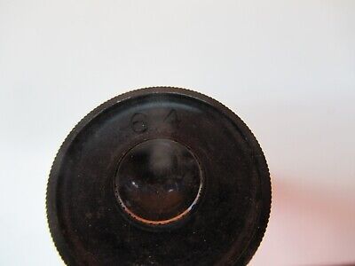 BAUSCH LOMB EYEPIECE ANTIQUE 6.4X OPTICS MICROSCOPE PART AS PICTURED &P7-A-43