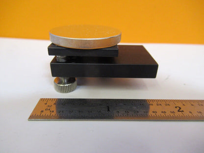 OLYMPUS JAPAN MOUNTED MIRROR CONCAVE OPTICS MICROSCOPE PART AS PICTURED &A5-A-03