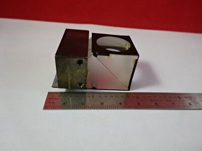 OLYMPUS JAPAN HEAD PRISM MICROSCOPE PART OPTICS AS IS #91-03