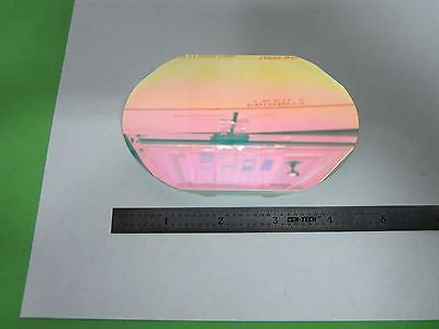 OPTICAL TRUNCATED COATED FILTER MIRROR POLARIZED LASER OPTICS AS IS BIN#N2-29