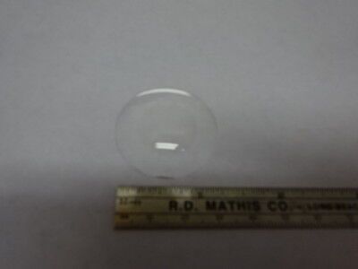 OPTICAL LENS PLANO CONVEX PL CX DIAMETER 35 mm FL 61 mm OPTICS AS IS #83-16