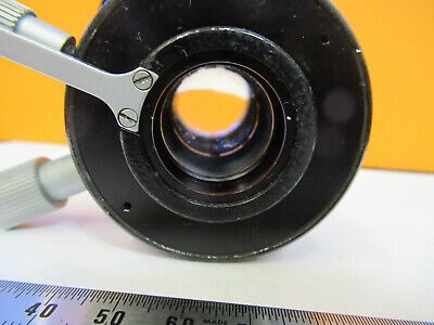 LEITZ GERMANY SM-LUX CONDENSER + IRIS MICROSCOPE PART AS PICTURED &W3-B-80