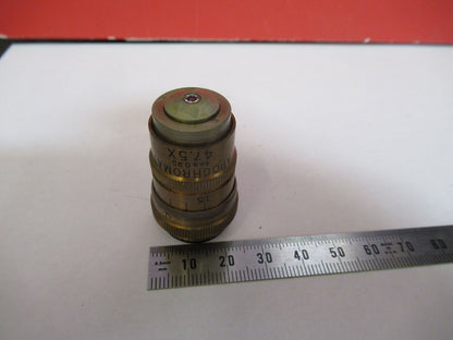 ANTIQUE APO BAUSCH LOMB OBJECTIVE 47.5X  MICROSCOPE PART AS PICTURED &S9-A-53