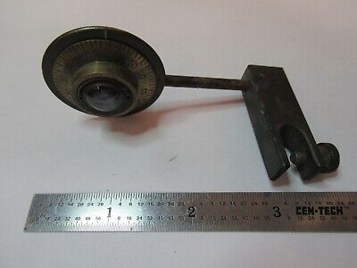 FOR PARTS ANTIQUE BRASS ROTATION KNOB LEVER OLD MICROSCOPE AS PICTURED &7B-B-05