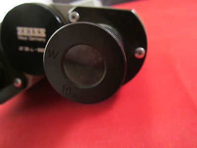 ZEISS MICROSCOPE EYEPIECES & HOLDER