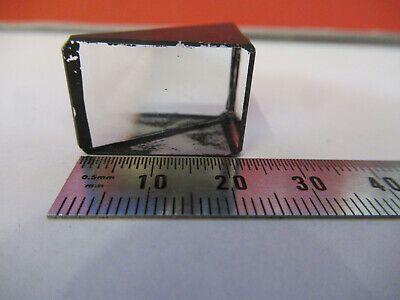 OPTICAL GLASS PRISM MICROSCOPE PART OPTICS AS PICTURED #82-A-20