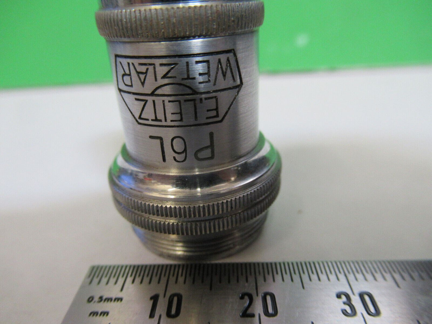 ANTIQUE POL OBJECTIVE  ERNST LEITZ 45X POL MICROSCOPE PART AS PICTURED Q7-A-28