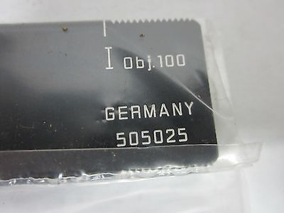 MICROSCOPE SLIDE LEITZ GERMANY 505025 AS IS OPTICS BIN#N5-47