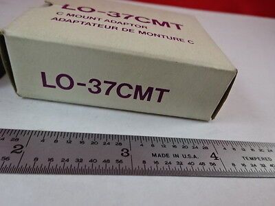 C MOUNT ADAPTER LO-37CMT for CAMERA MICROSCOPE OPTICS AS PICTURED &S3-A-14