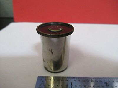 ANTIQUE ERNST LEITZ  "10" EYEPIECE MICROSCOPE PART OPTICS AS PICTURED #B1-A-52