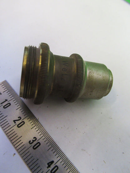 ANTIQUE ERNST LEITZ WETZLAR OBJECTIVE "5" MICROSCOPE PART AS PICTURED W5-B-67