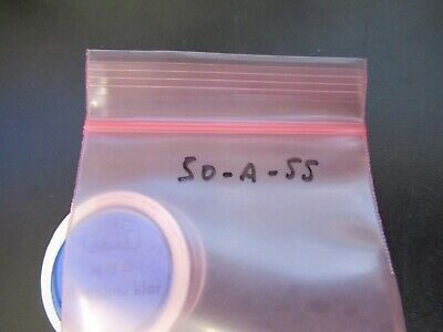 CARL ZEISS GERMANY 467835 BLUE GLASS FILTER MICROSCOPE PART AS PIC &50-A-55