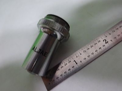 MICROSCOPE PART OBJECTIVE 60X ALJAE OPTICS AS IS BIN#W9-E-17