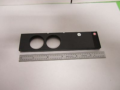 MICROSCOPE PART ZEISS FILTER SLIDE CROSSHAIR OPTICS AS IS BIN#M7-25