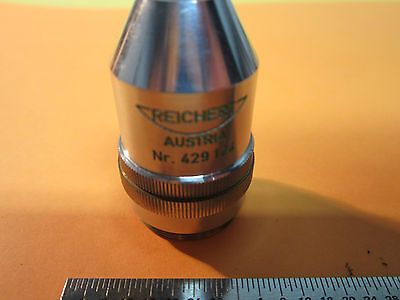 MICROSCOPE PART OBJECTIVE REICHERT AUSTRIA OPTICS PLAN 6.3X BIN#9